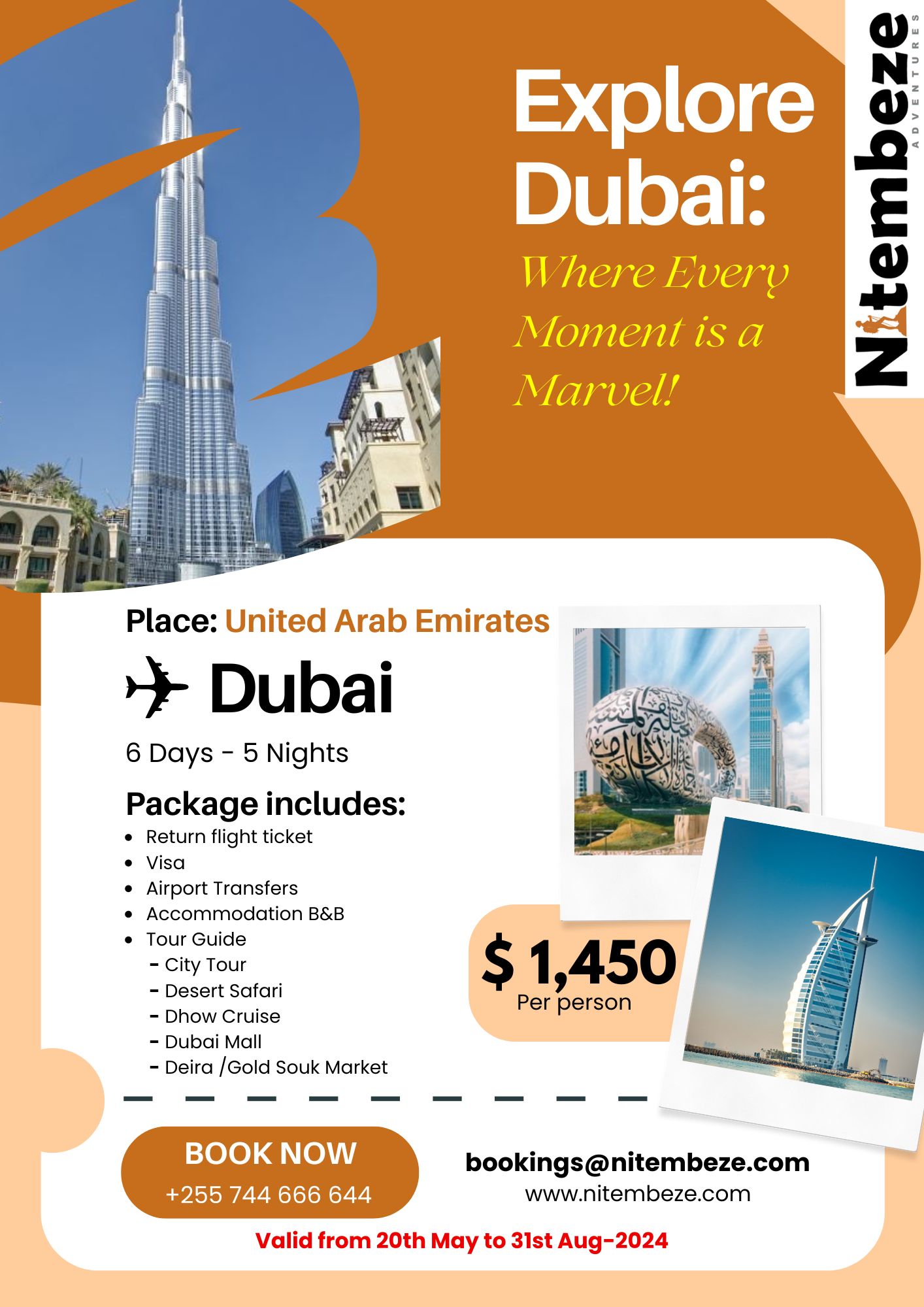 6 Days-Dubai Tour